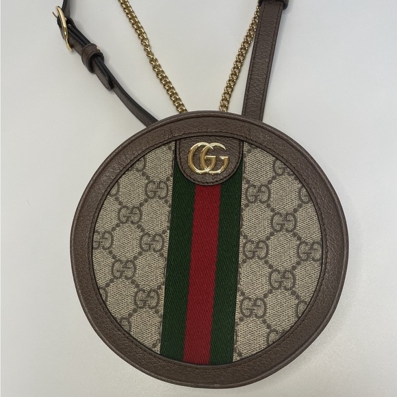 GUCCI | GG SUPREME MINI OPHIDIA ROUND BACKPACK - Picture 9 of 9